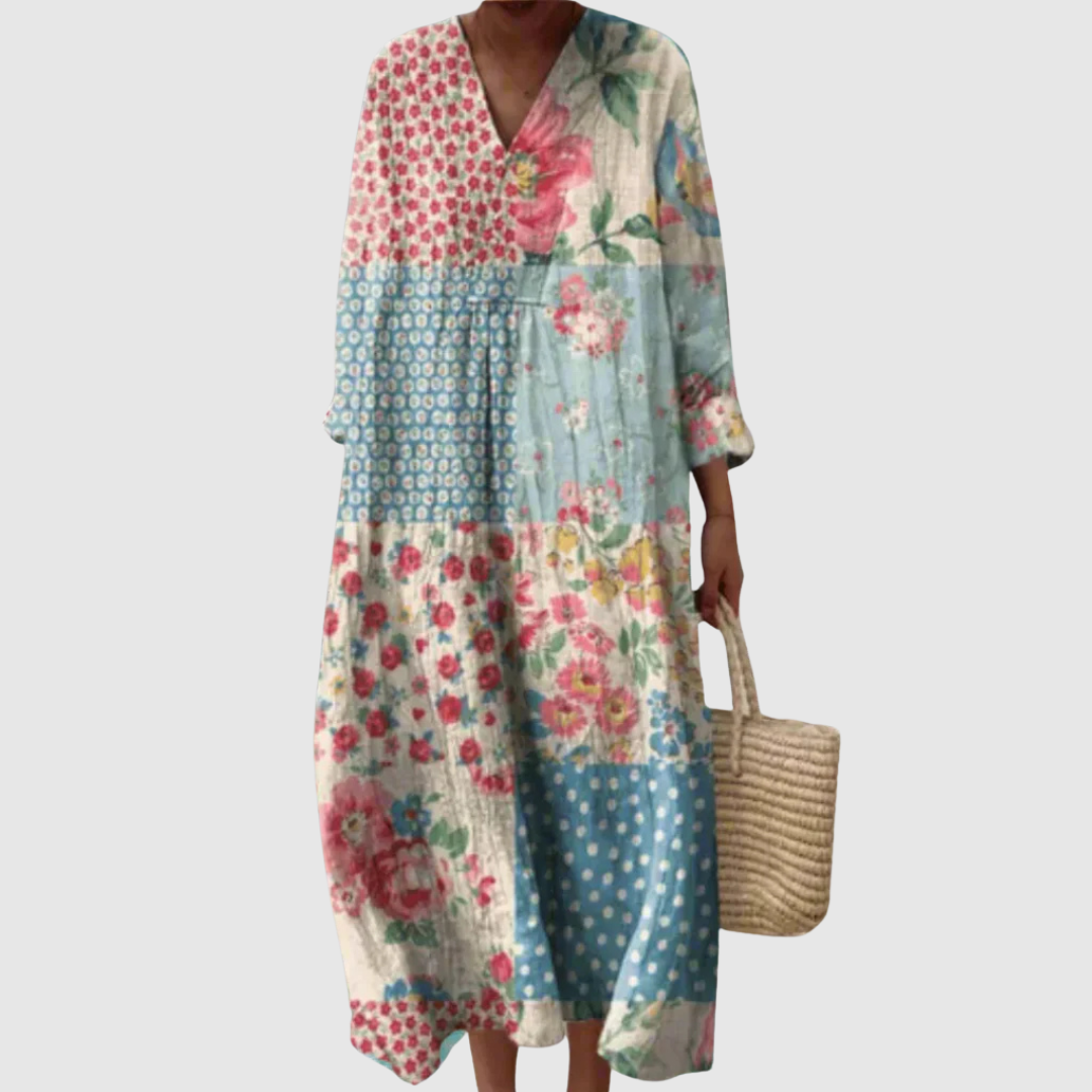 Emma | Abstract Dress – Elizabeth's Seaside Boutique