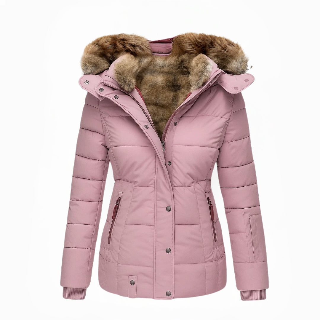 Evelyn | Faux Fur-Lined Winter Coat