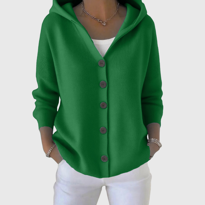 Lydia | Soft Knitted Cardigan With Hood