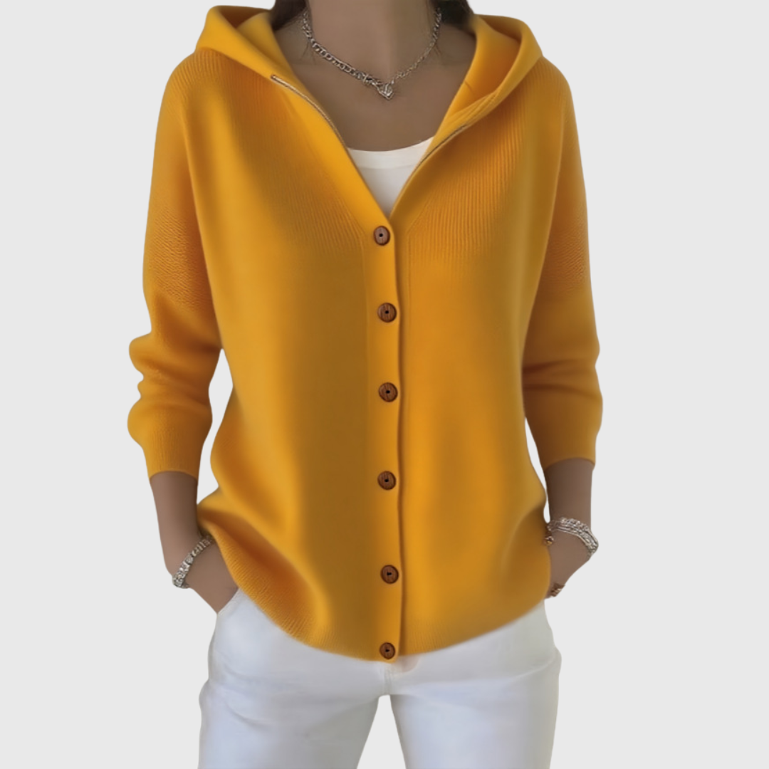 Lydia | Soft Knitted Cardigan With Hood