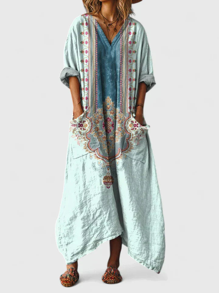 Elma | Elegant Loose Fit Maxi Dress