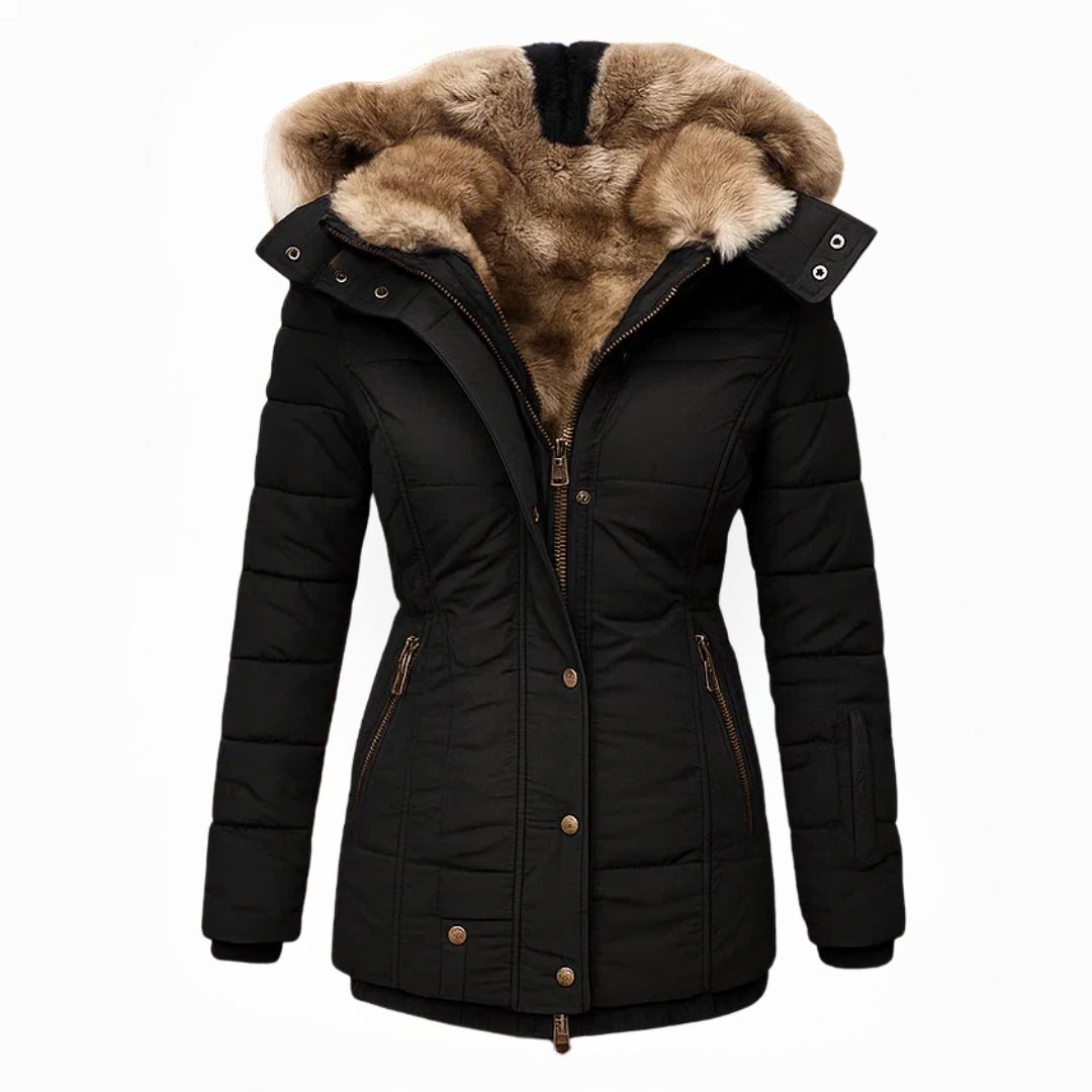 Evelyn | Faux Fur-Lined Winter Coat