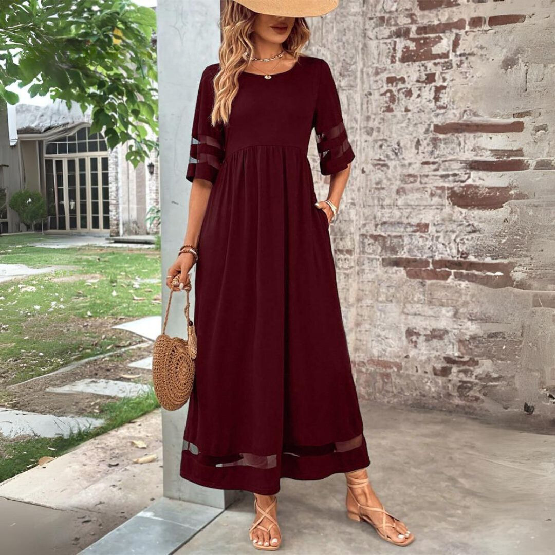 Nadine | Elegant Comfort Maxi Dress