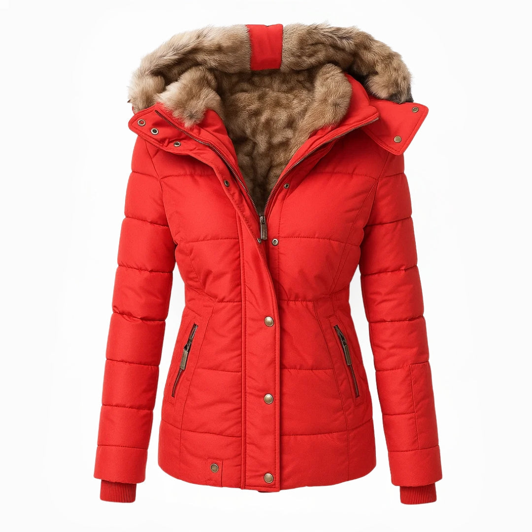 Evelyn | Faux Fur-Lined Winter Coat
