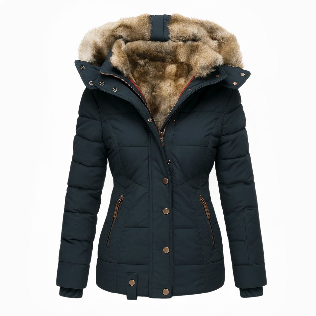 Evelyn | Faux Fur-Lined Winter Coat