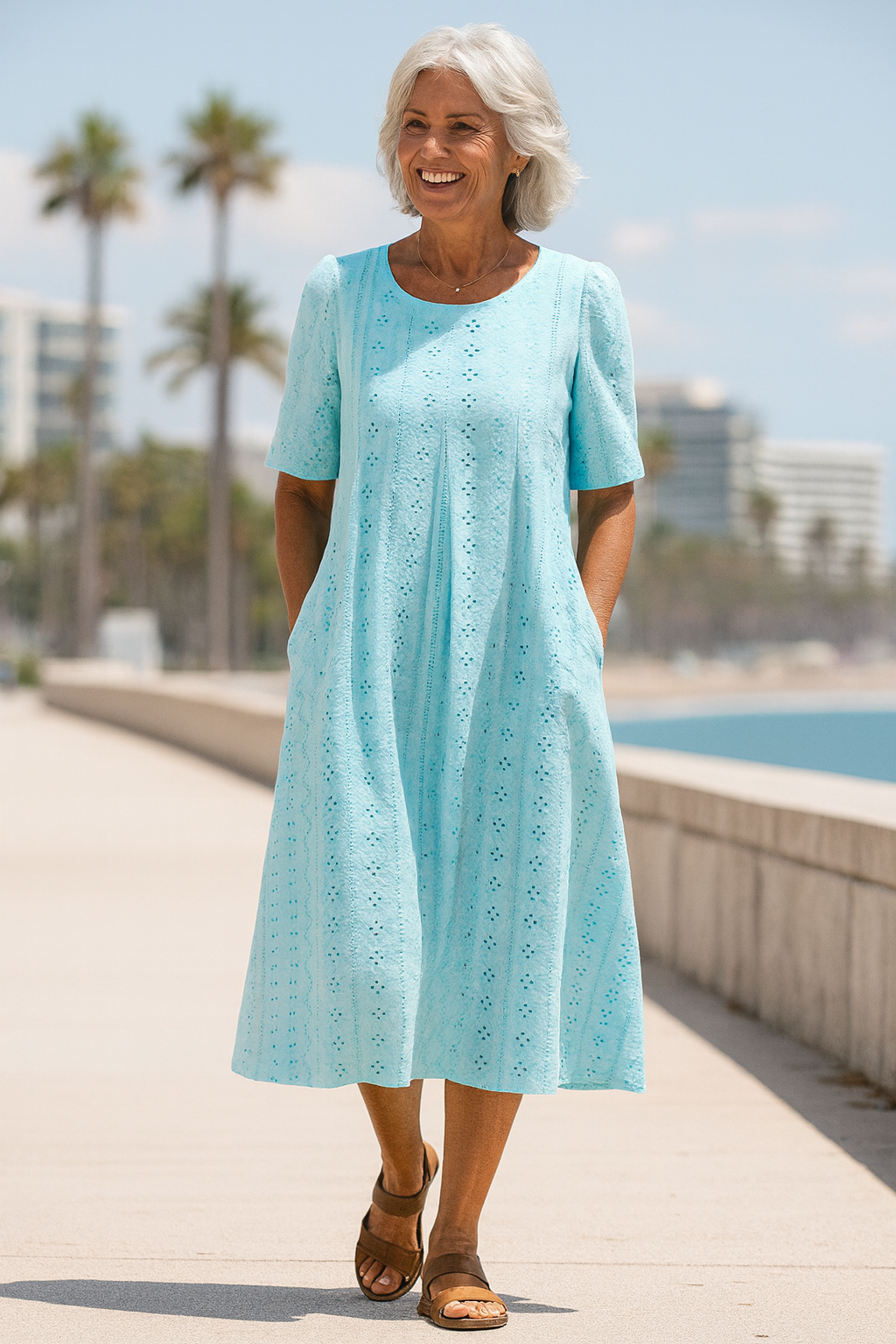 Meliora | Everyday Elegance Midi Dress – Flattering Comfort, Timeless Confidence (S-3XL)