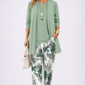 Green & White