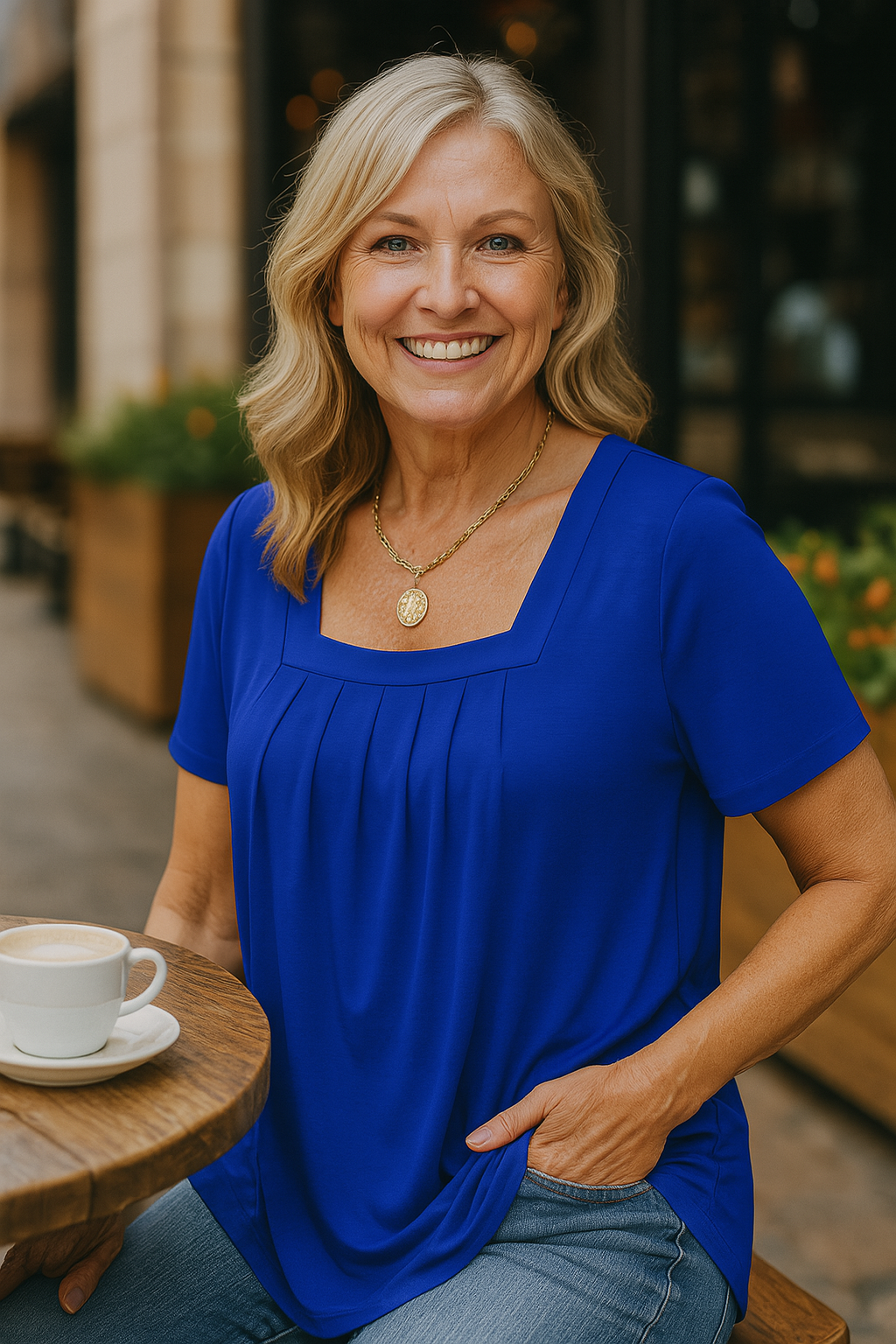 Colleen | Pleated Comfort Top - Everyday confidence (S-3XL)