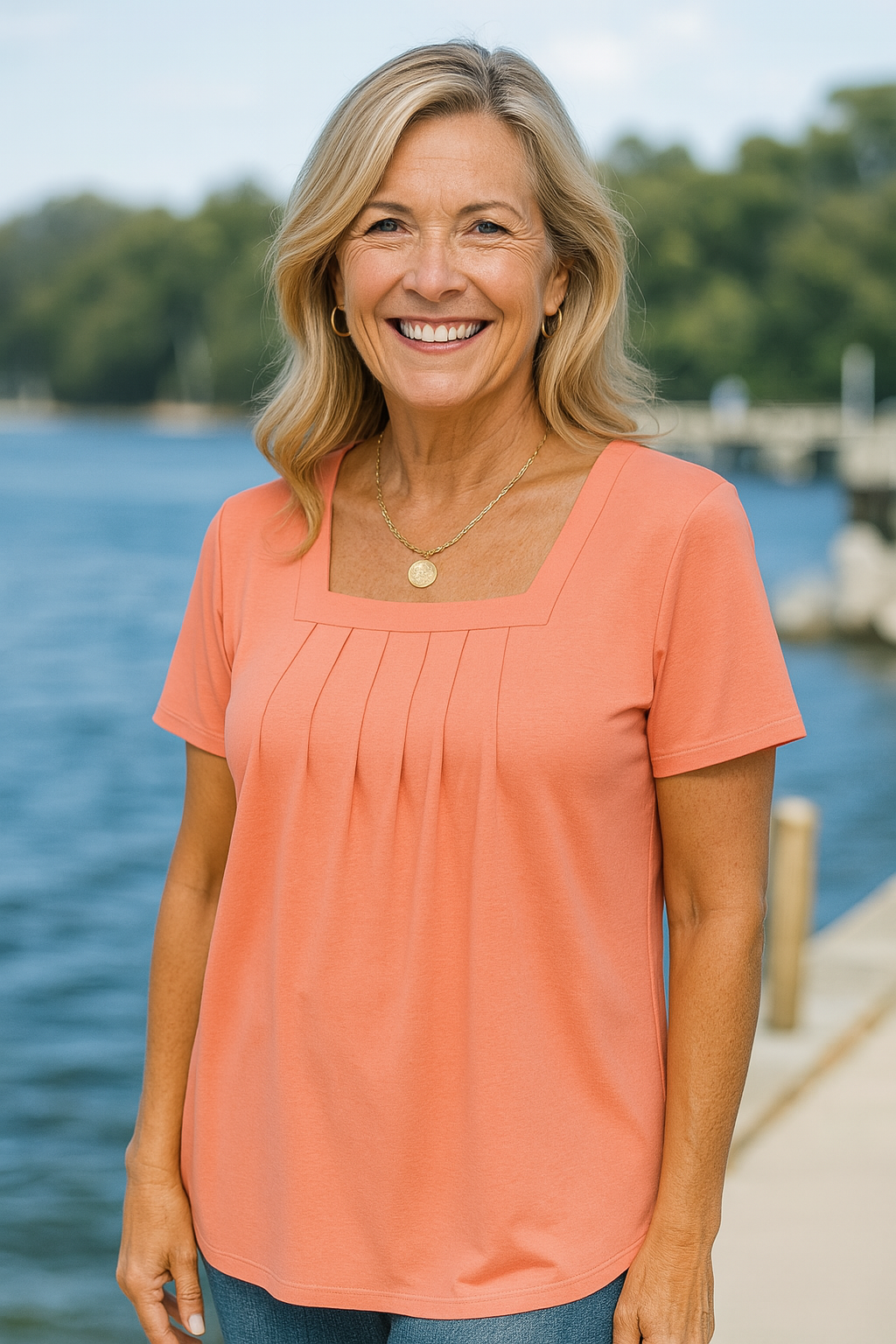 Colleen | Pleated Comfort Top - Everyday confidence (S-3XL)