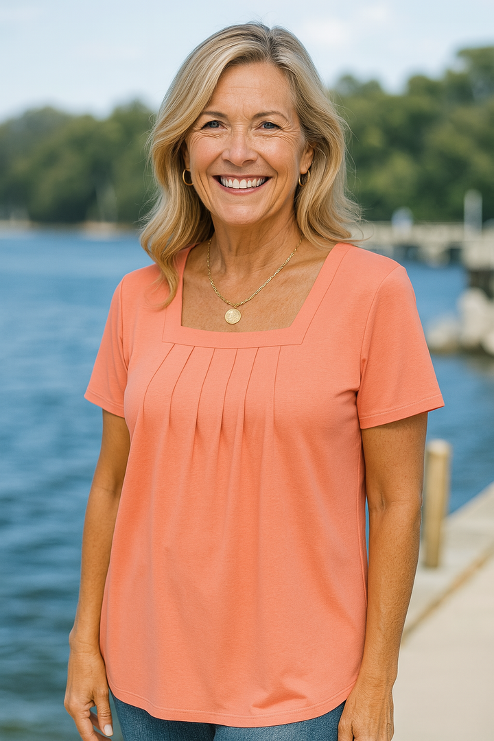 Colleen | Pleated Comfort Top - Everyday confidence (S-3XL)