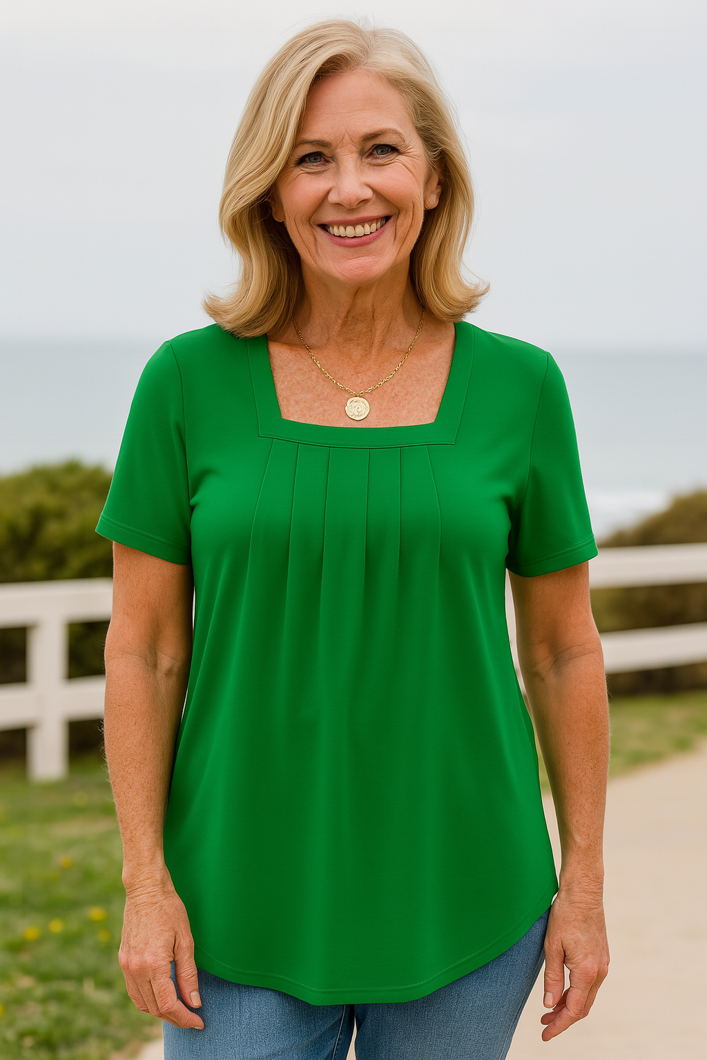 Colleen | Pleated Comfort Top - Everyday confidence (S-3XL)