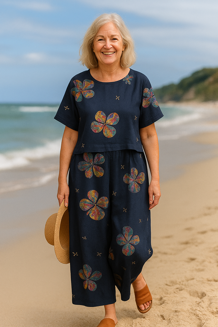 Isla | Linen Breeze 2-Piece Set – Effortless Comfort, Timeless Confidence (S-3XL)