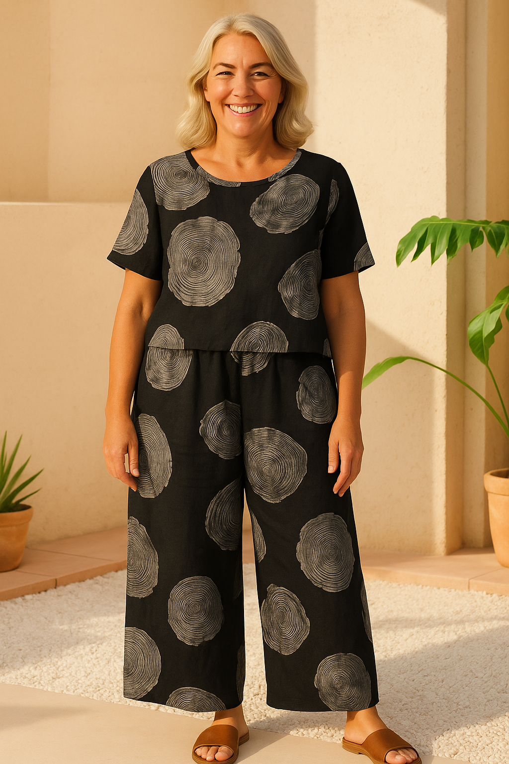 Isla | Linen Breeze 2-Piece Set – Effortless Comfort, Timeless Confidence (S-3XL)