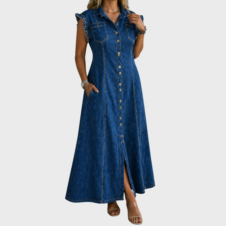 Liora | Plus Size Denim Dress