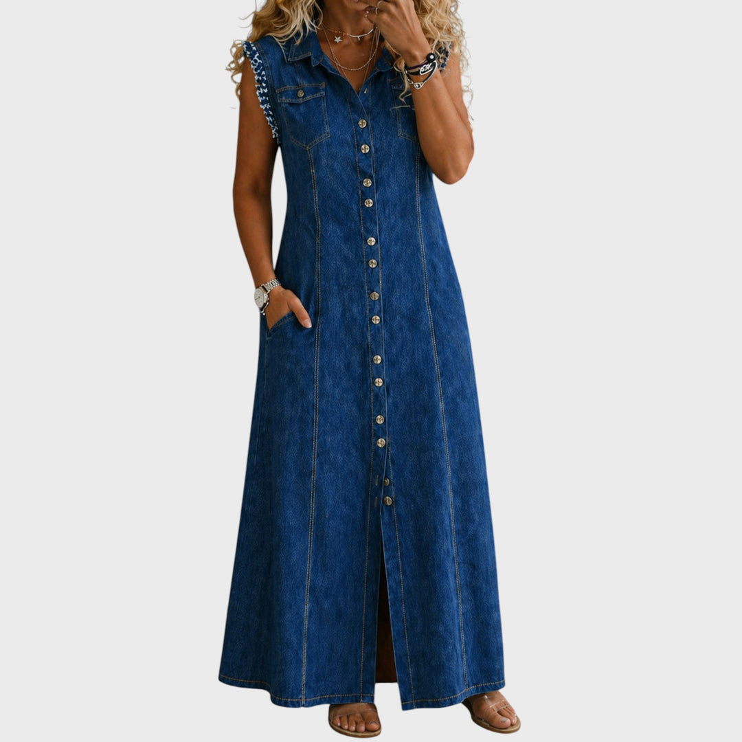 Liora | Plus Size Denim Dress