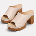 Beige Leather