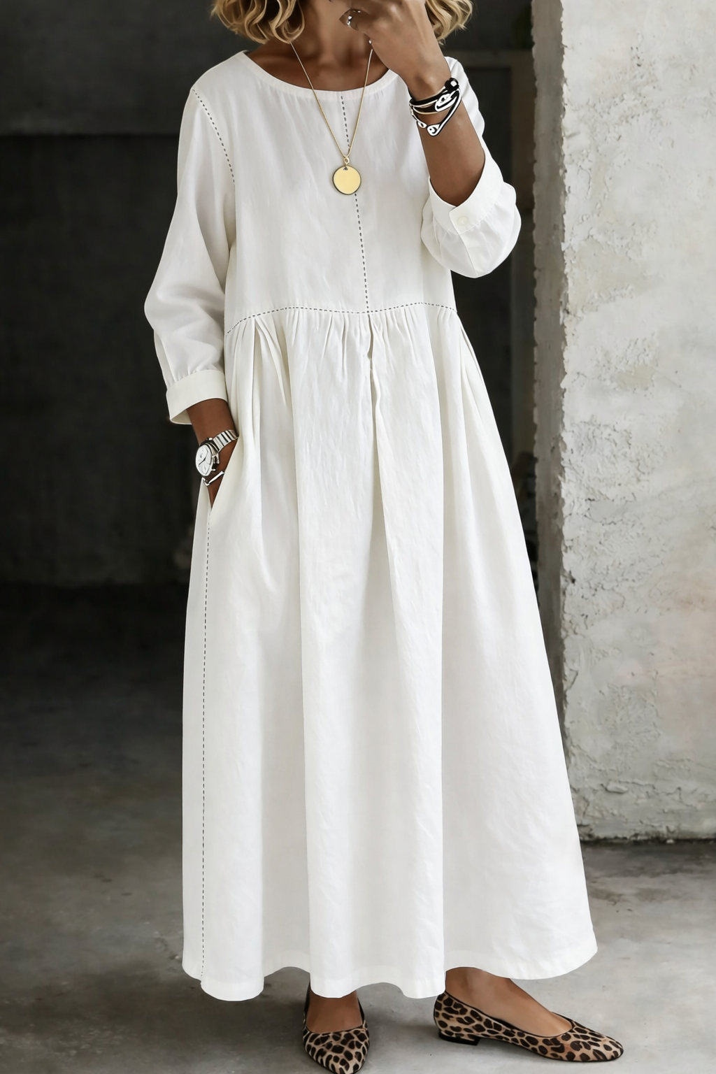 Zeph | Vintage Denim Maxi Dress