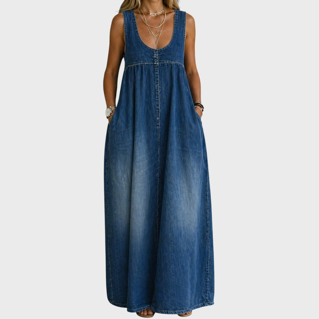 Veronica | Loose Farmer Vest Dress