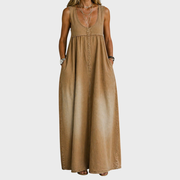 Veronica | Loose Farmer Vest Dress
