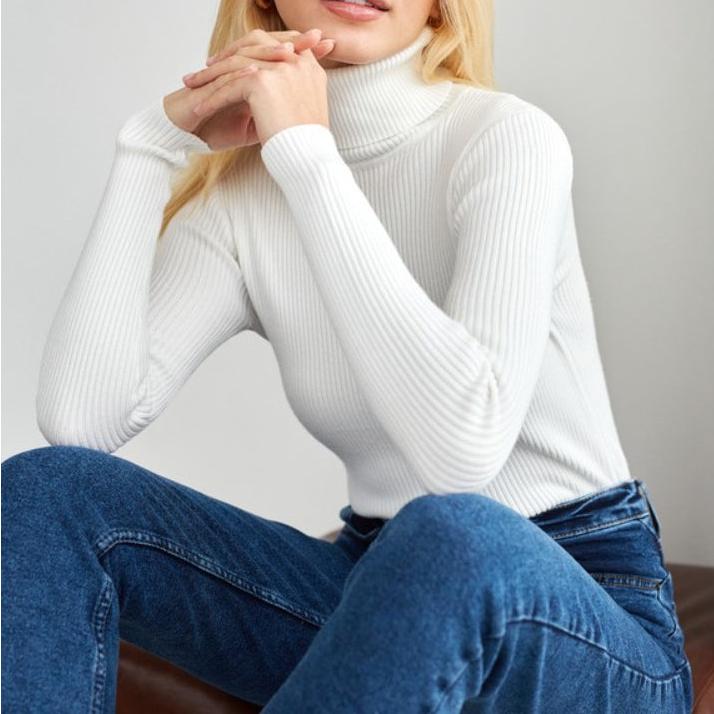 Maeva | Ribbed Turtleneck Jumper