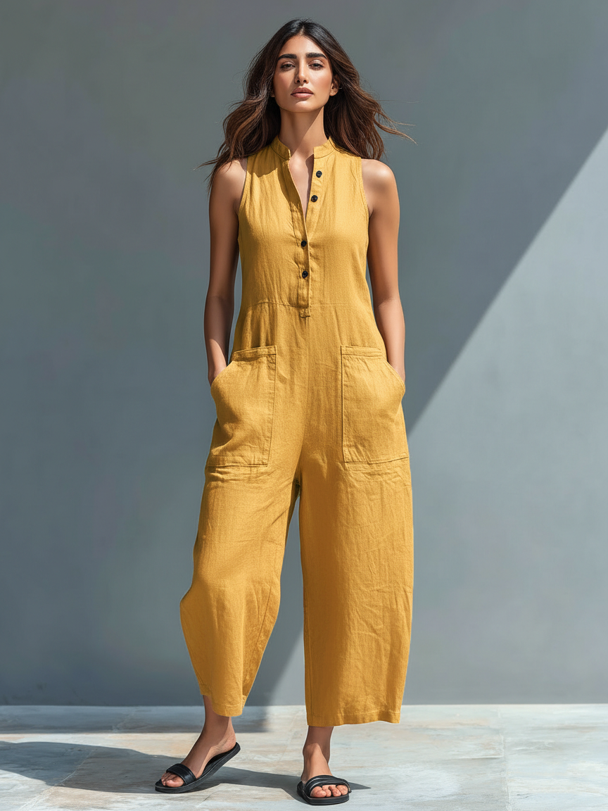 Nirelia | Minimalist Sleeveless Jumpsuit