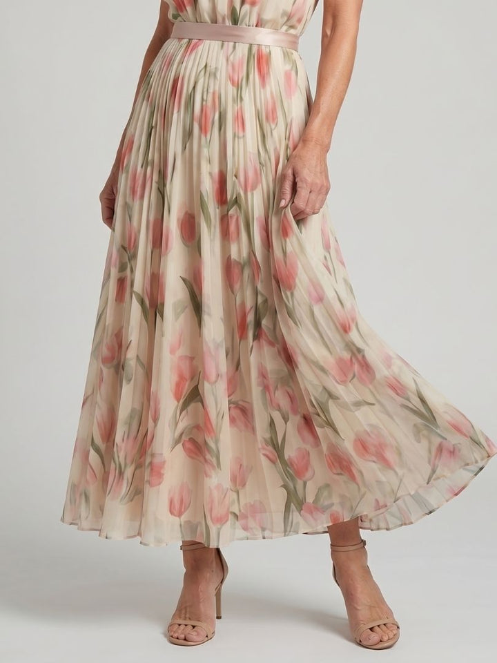Harper | Midi Halter Floral Dress