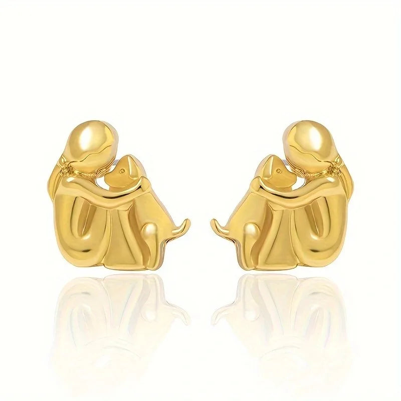Poppy | Earrings with Dog Icon