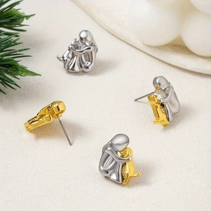 Poppy | Earrings with Dog Icon