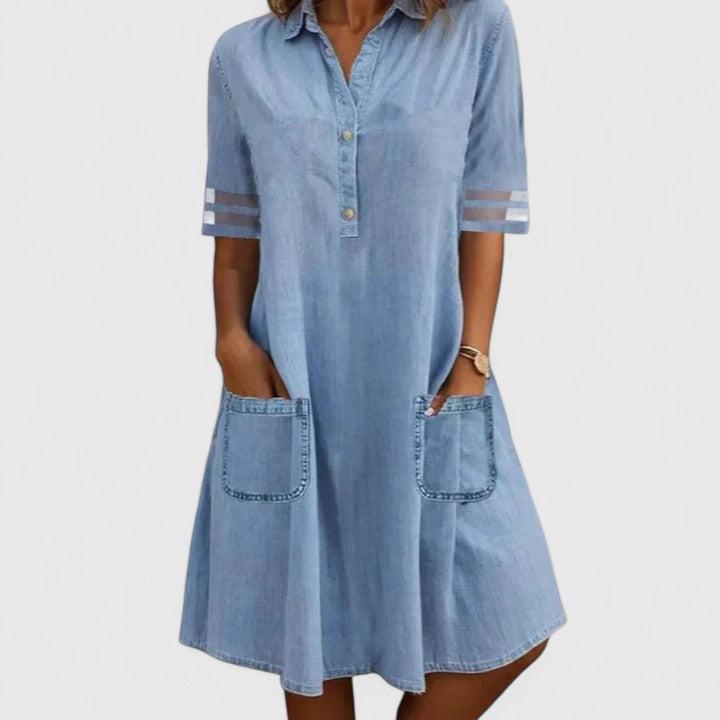 Brittany | Everyday Denim Midi Dress