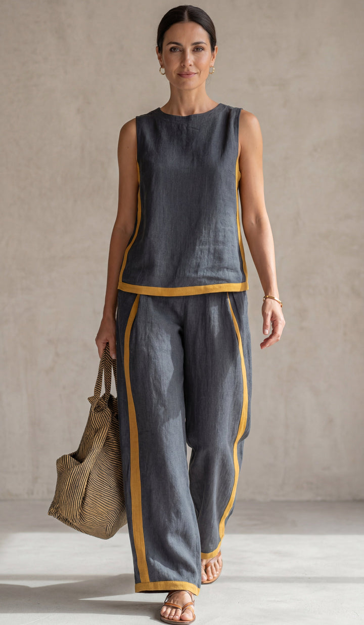 Aurene | Two piece Linen Set