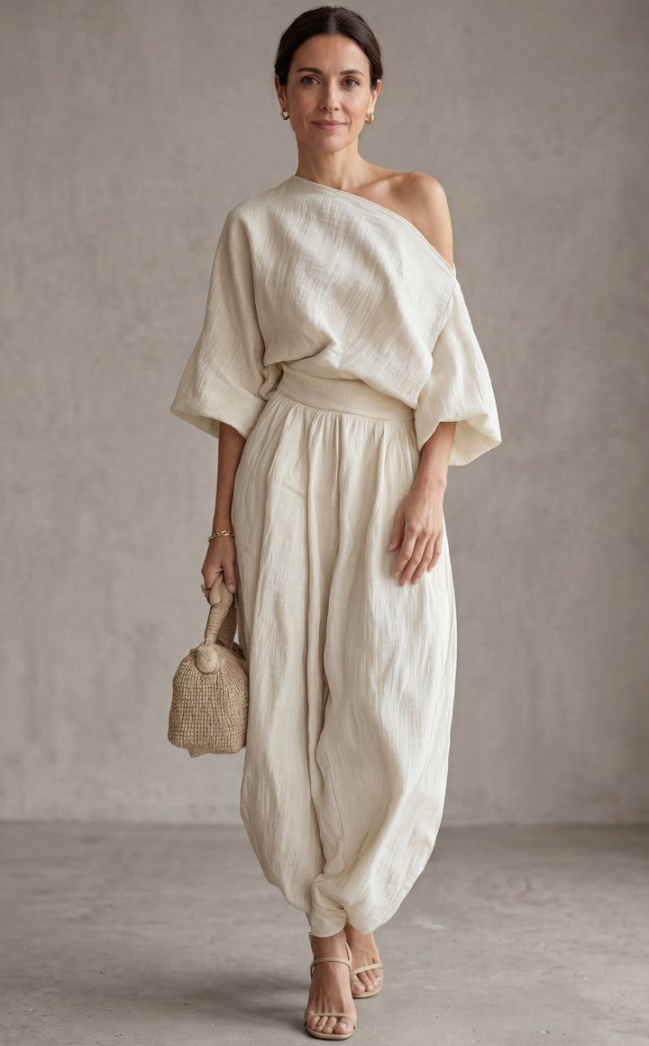 Everly | Off-white Linen Set