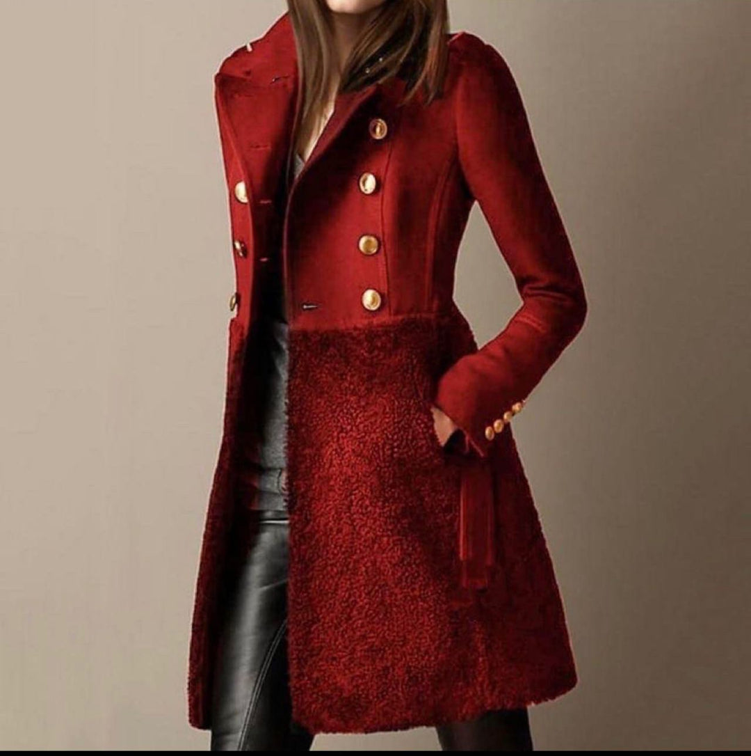 Vittoria | Vintage-style Suede Trench Coat