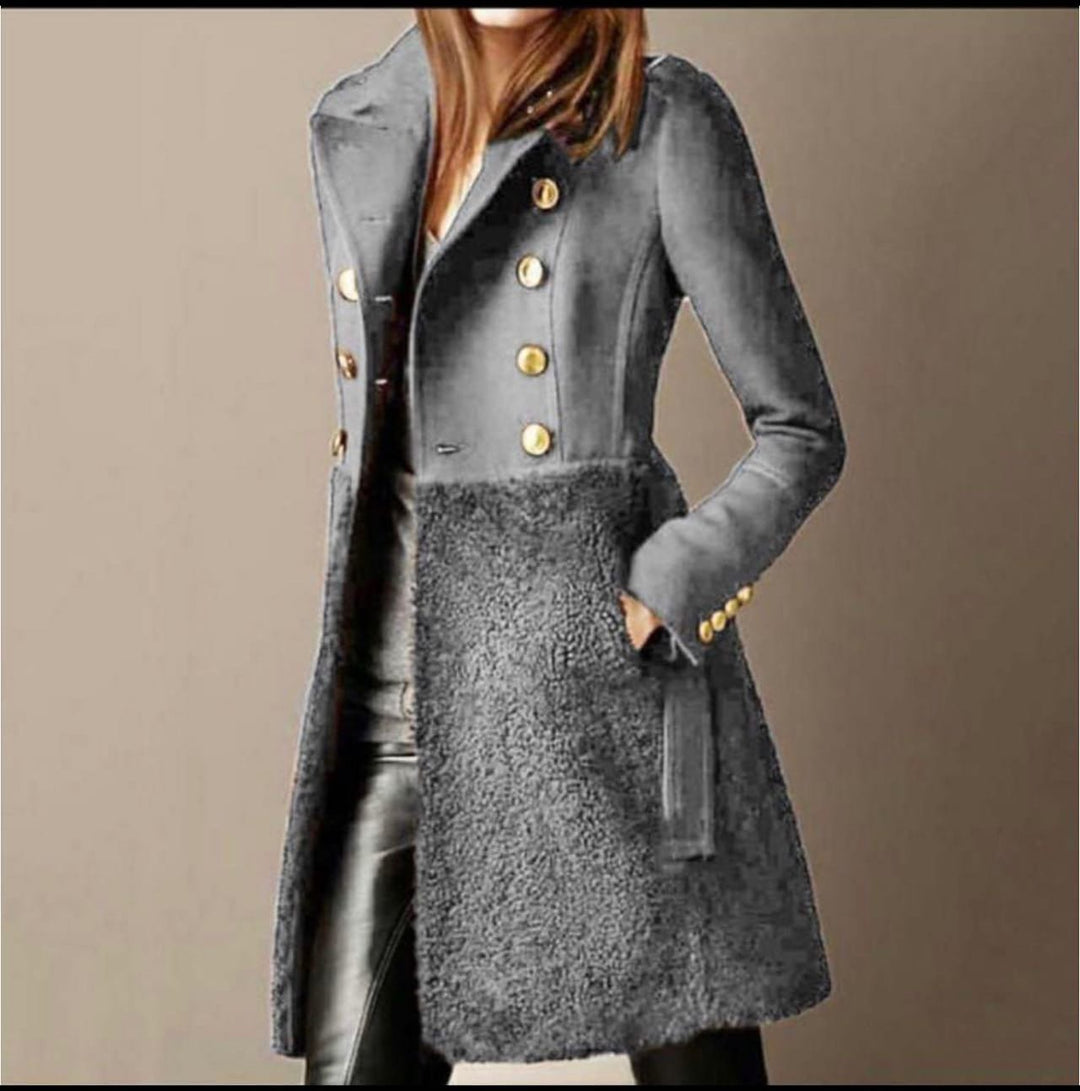 Vittoria | Vintage-style Suede Trench Coat