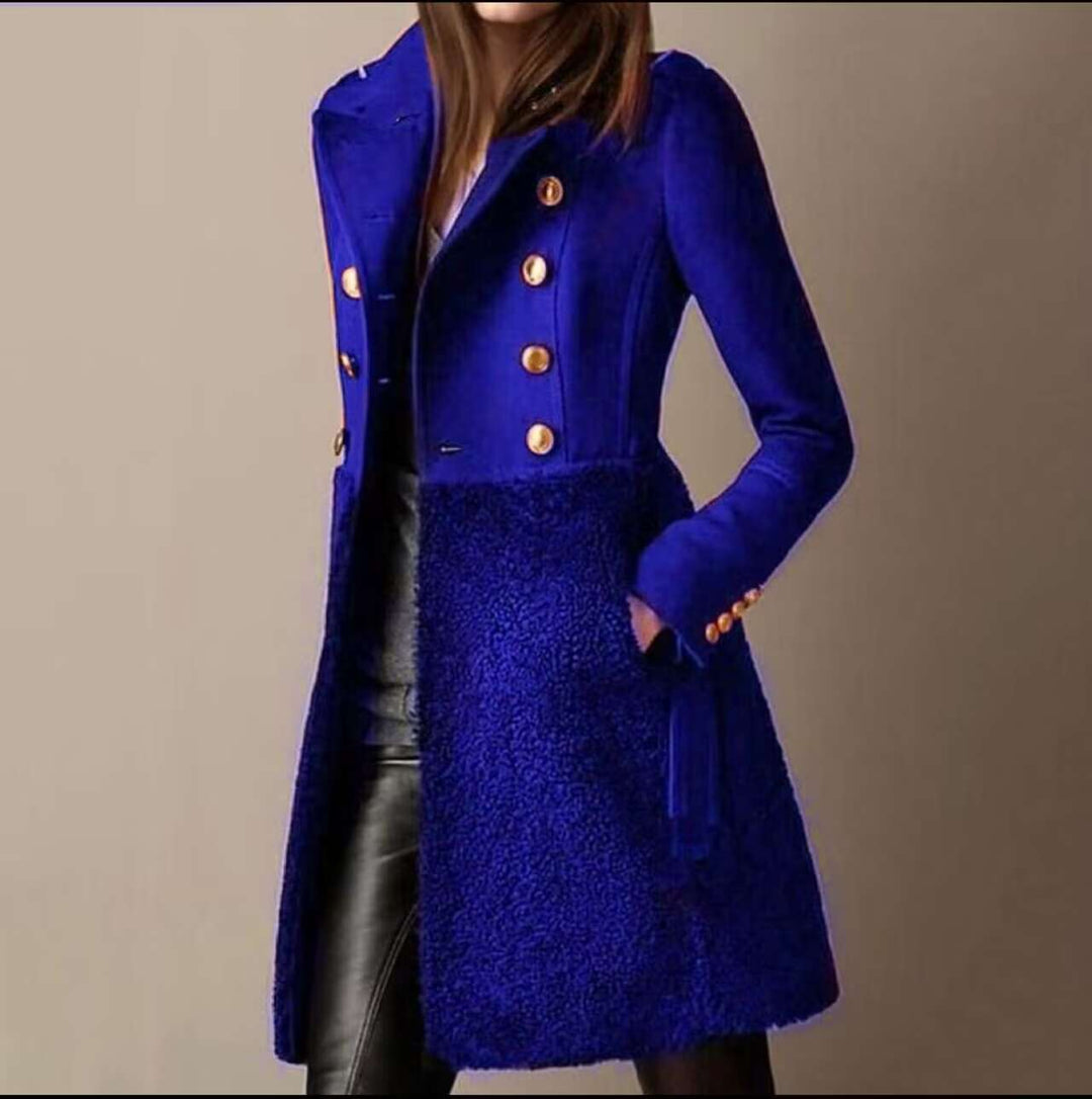 Vittoria | Vintage-style Suede Trench Coat