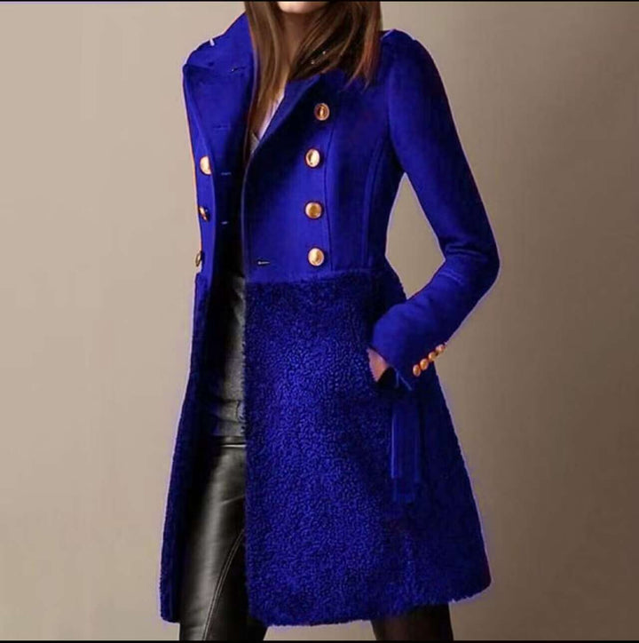 Vittoria | Vintage-style Suede Trench Coat