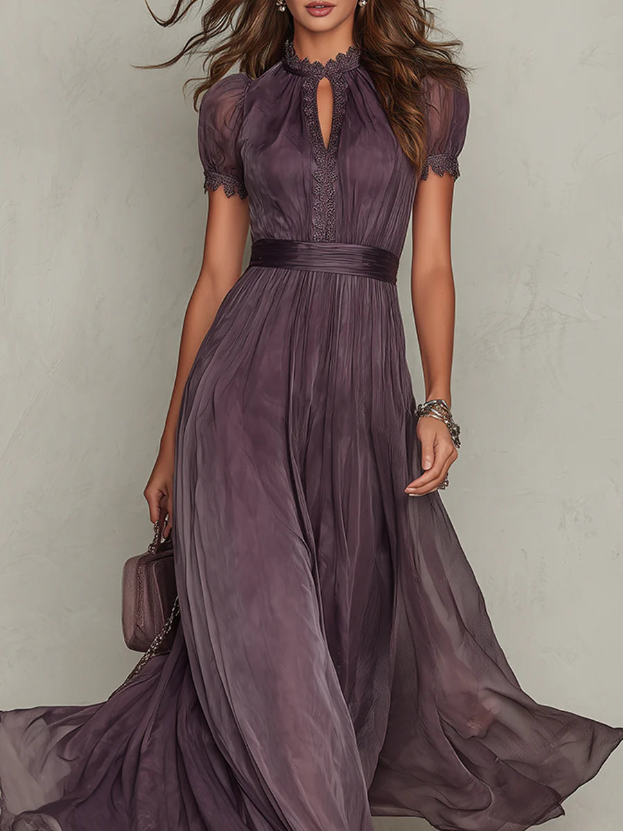 Audrey | Elegant Chiffon Maxi Dress