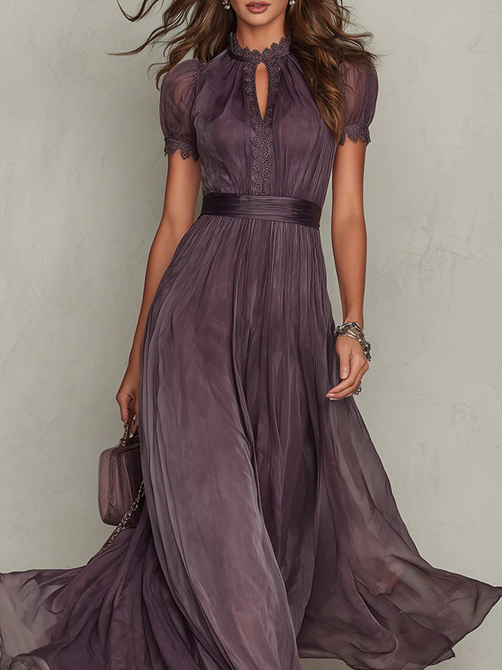 Audrey | Elegant Chiffon Maxi Dress