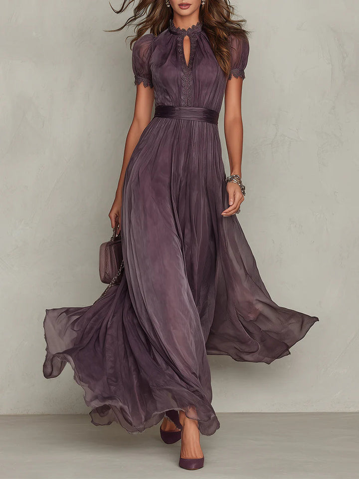 Audrey | Elegant Chiffon Maxi Dress