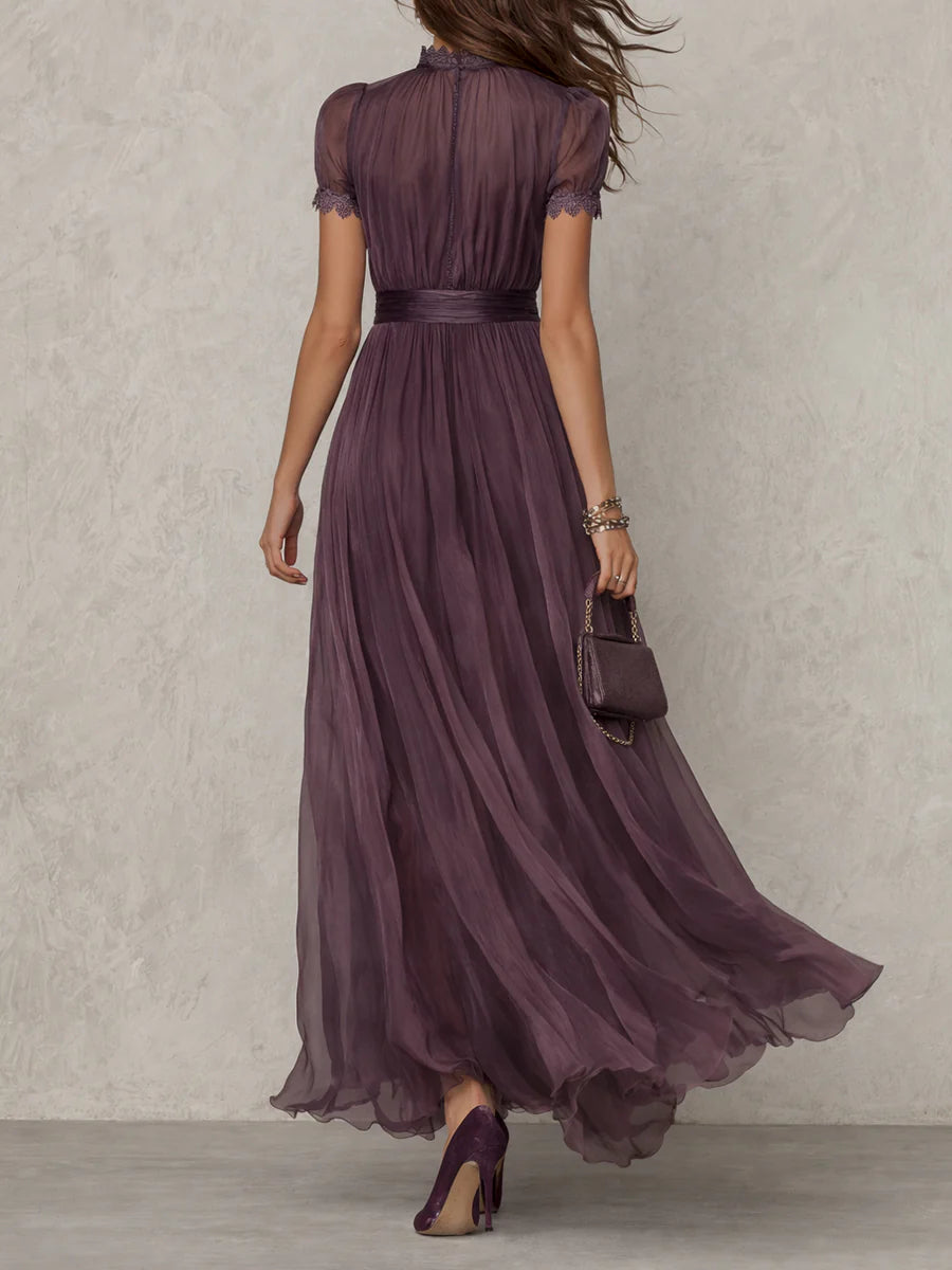 Audrey | Elegant Chiffon Maxi Dress