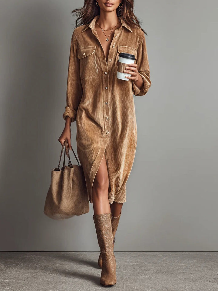 Sienna | Button-Up Midi Dress