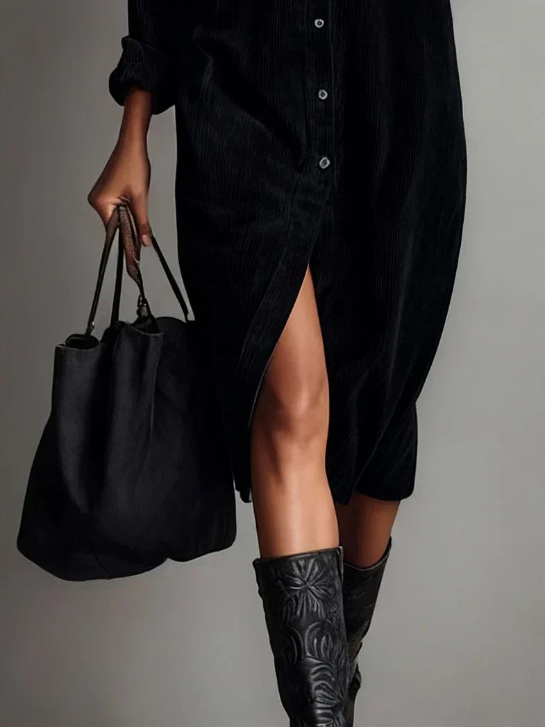 Sienna | Button-Up Midi Dress