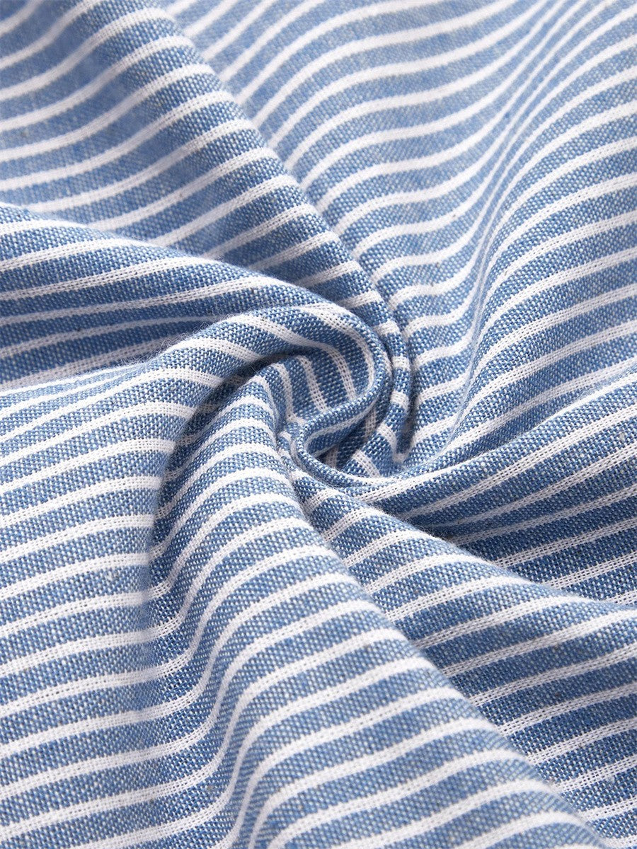 Ava | Striped Midi Dress