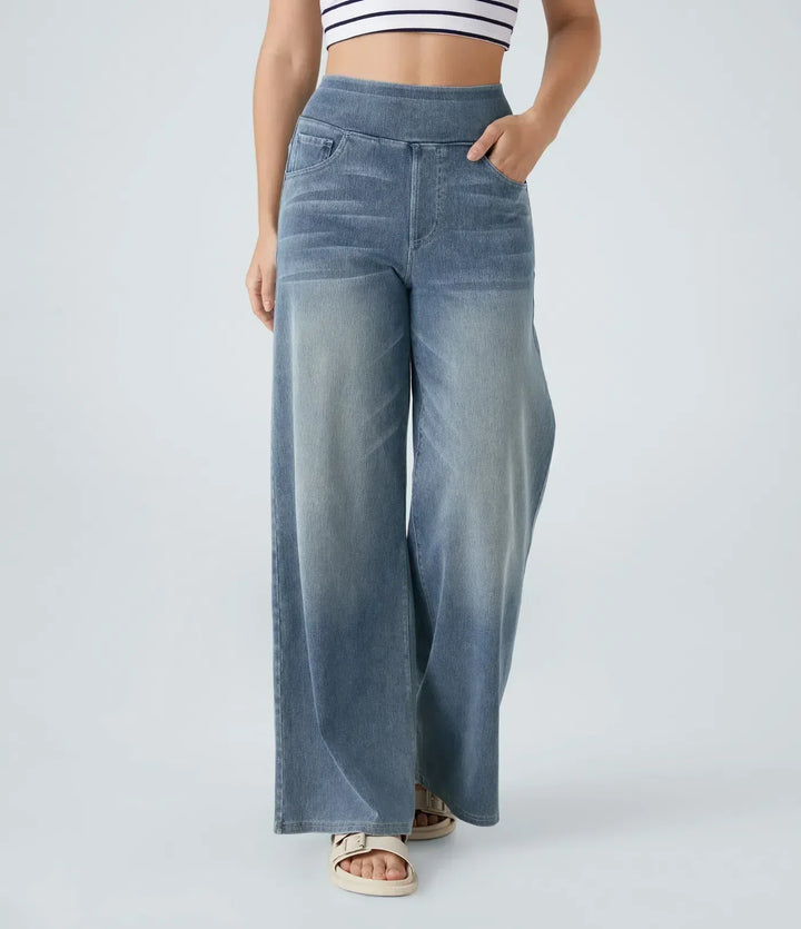 Eva | Comfortable & Stretch High-Waist Trousers