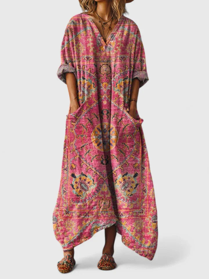 Elma | Elegant Loose Fit Maxi Dress