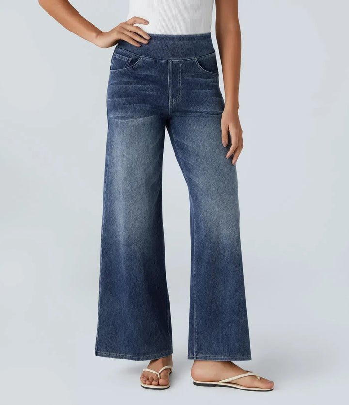 Eva | Comfortable & Stretch High-Waist Trousers