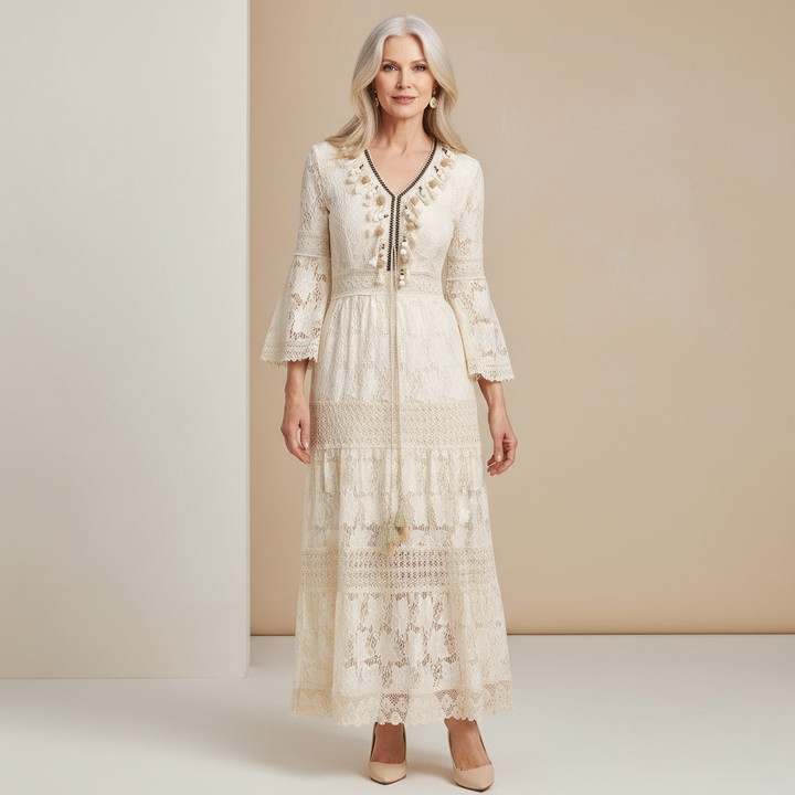 Amara | Elegant Boho Lace Dress