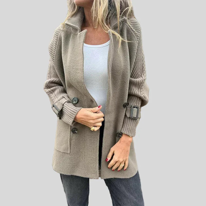 Isola | Mid-Length Double-Breasted Coat