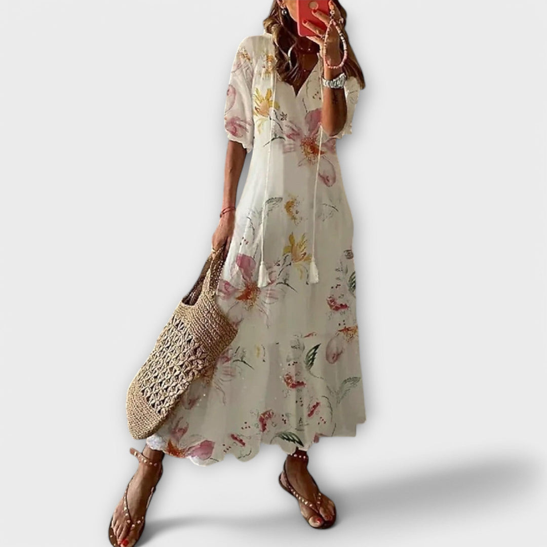Ivannah | Elegant Bohemian Maxi Dress