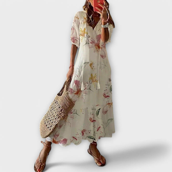 Ivannah | Elegant Bohemian Maxi Dress