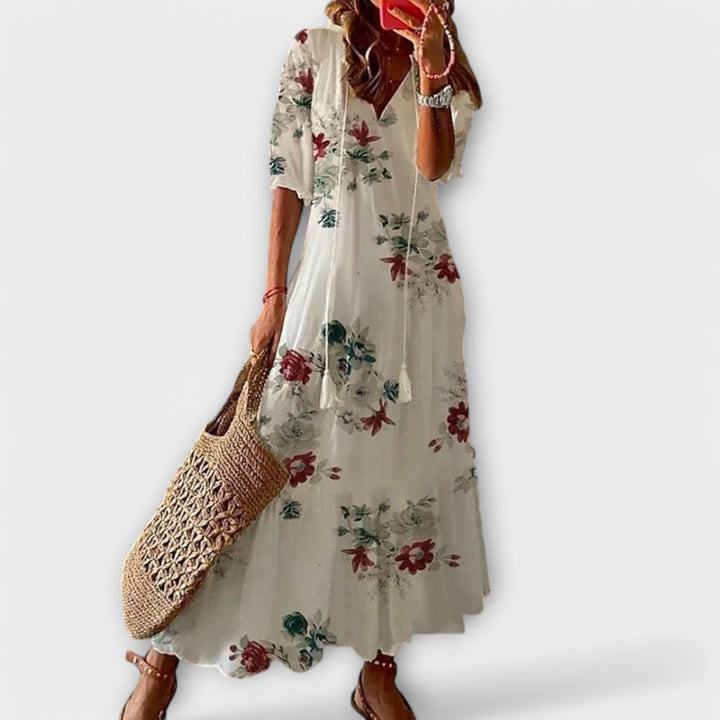 Ivannah | Elegant Bohemian Maxi Dress